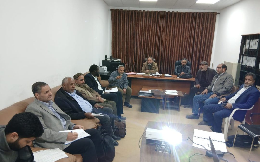 مناقشة مقترحات رسائل الماجستير لطلاب كلية الزراعة